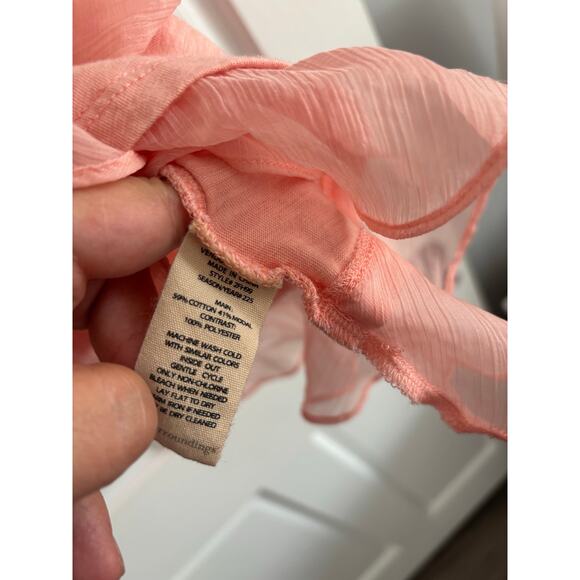 Soft Surroundings Women’s Grace Top Peach L - Picture 4 of 9